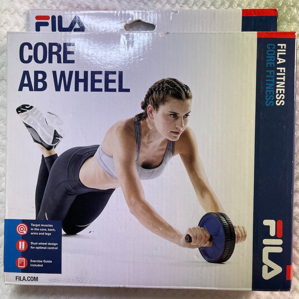 NIB Fila Core Ab Wheel Exercise Home gym
